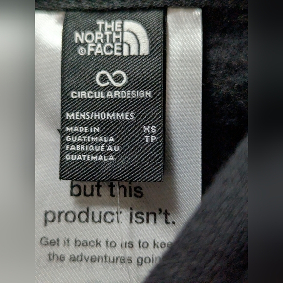The North Face Crown Shyness Black Hoodie Plant Lover Unisex Mens XS Women S/M - Picture 10 of 13